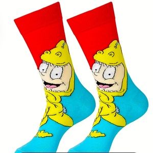 Rugrats Nickelodeon Custom Cartoon Crew Socks One Size Unisex